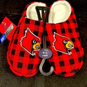 New Men Louisville Cardinals Slippers